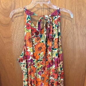 New With Tags Natural Life Floral Maxi Summer Dress Size Large